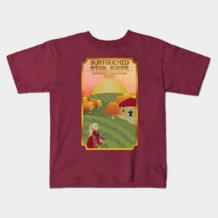 Suntouched Special Reserve Wine Label Kids T-Shirt